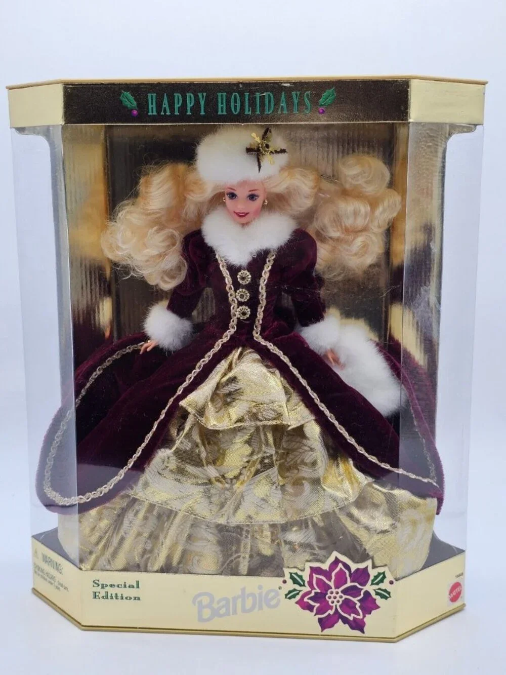 Barbie Holiday 1996 Christmas Happy Holidays Barbie Doll Mattel Special Edition